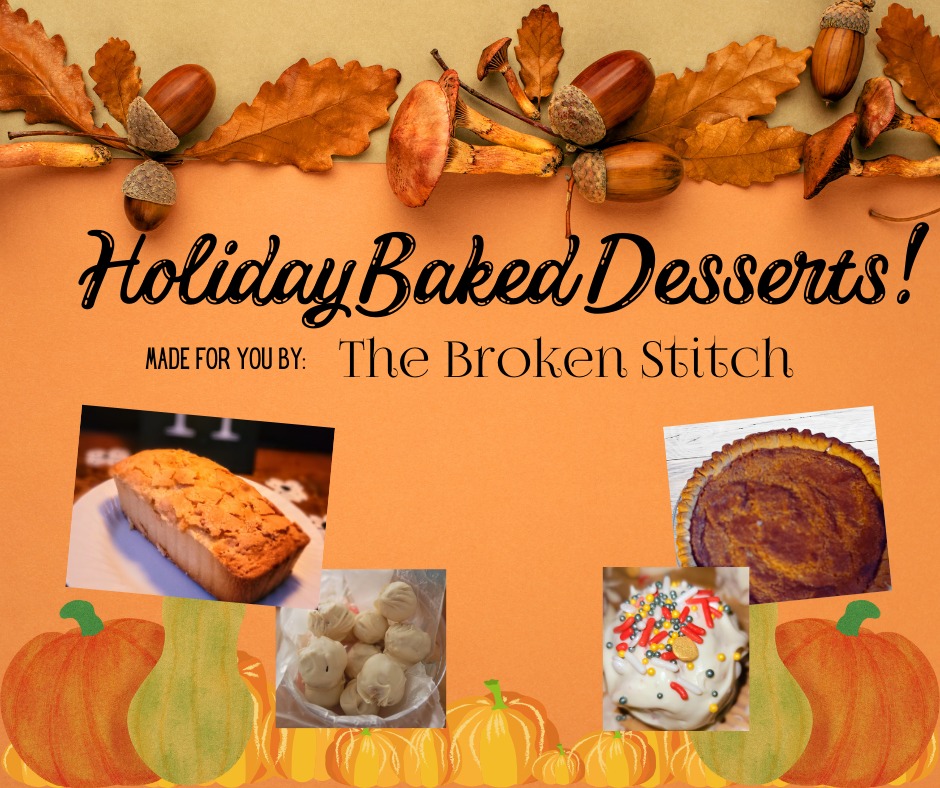 Get ready for the holiday season with delicious baked desserts